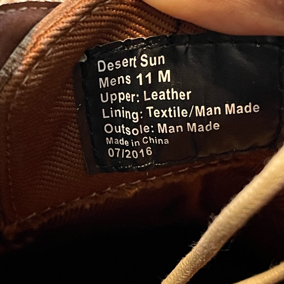 NWT Kenneth Cole Desert Sun Leather Chukka Boots main image 5